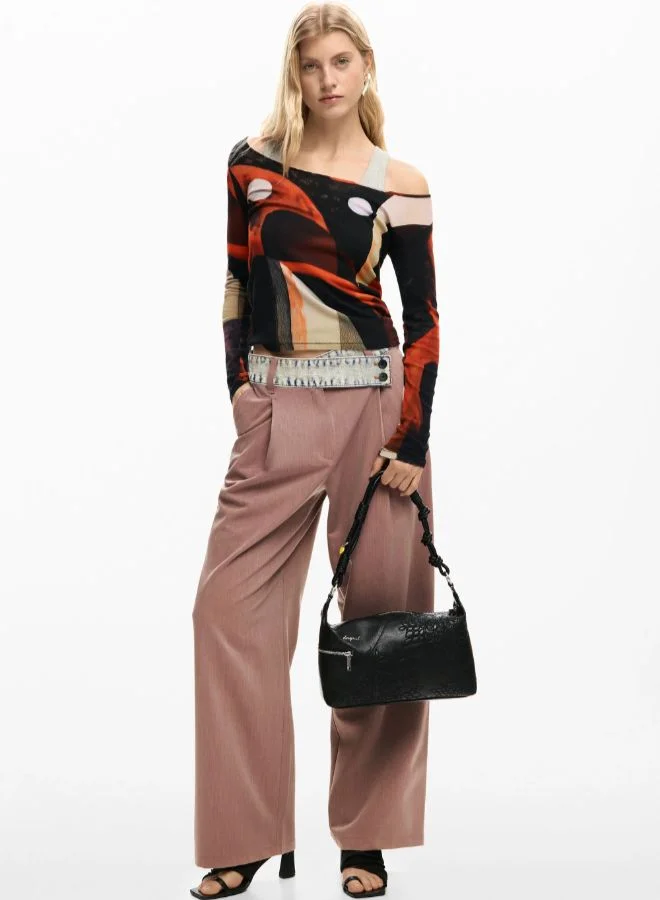 DESIGUAL Medium Embroidered Bag